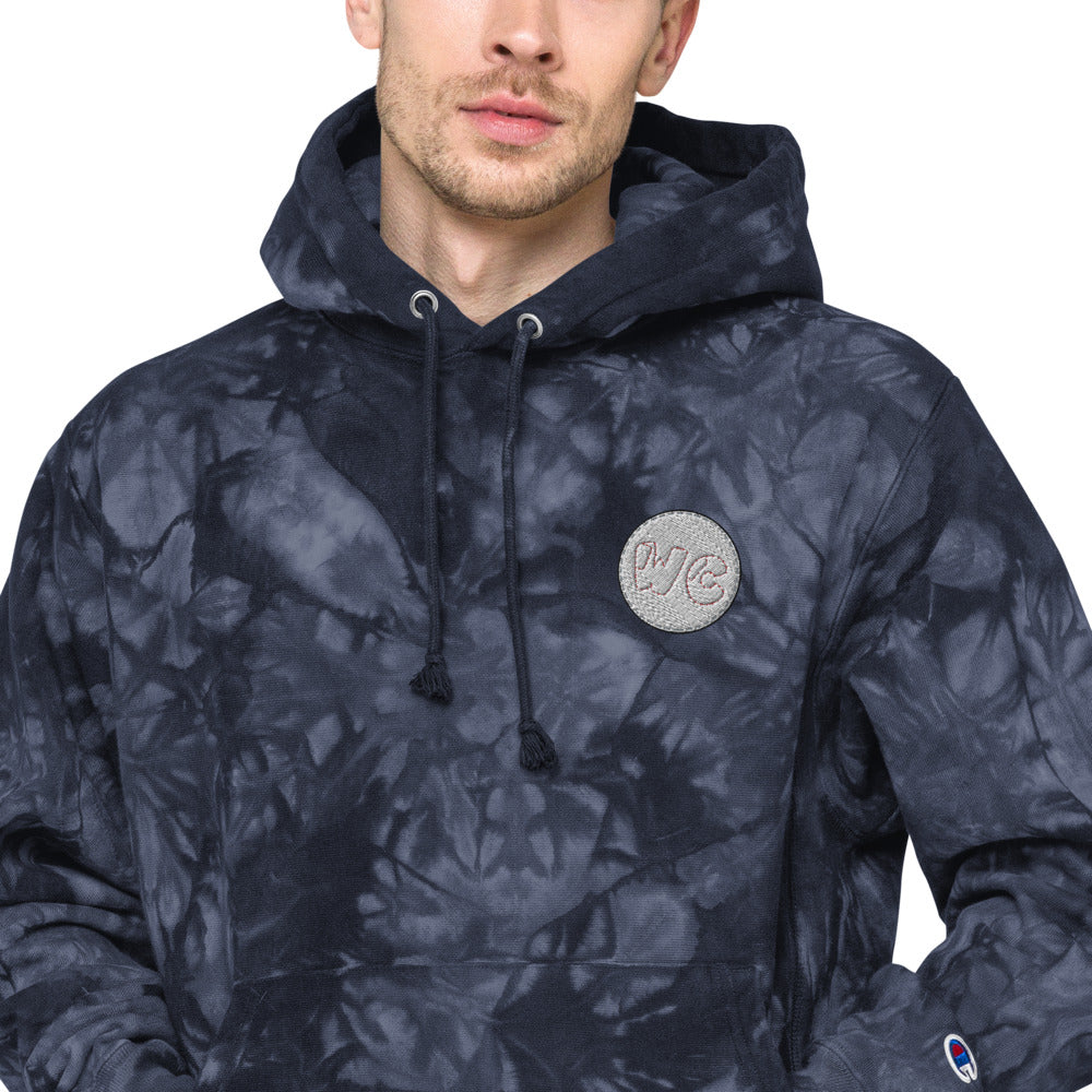 Wacky Unisex Champion tie-dye hoodie
