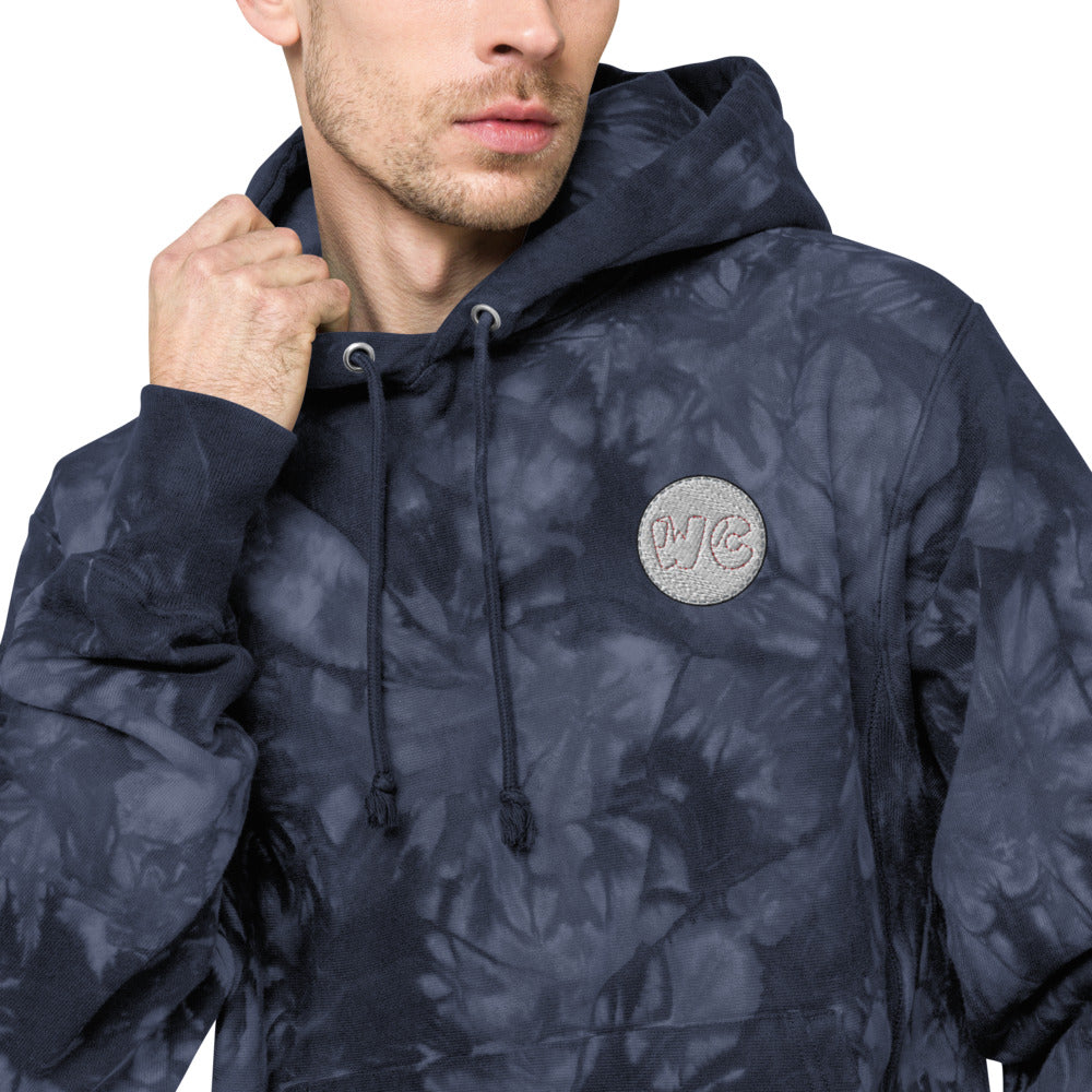 Wacky Unisex Champion tie-dye hoodie
