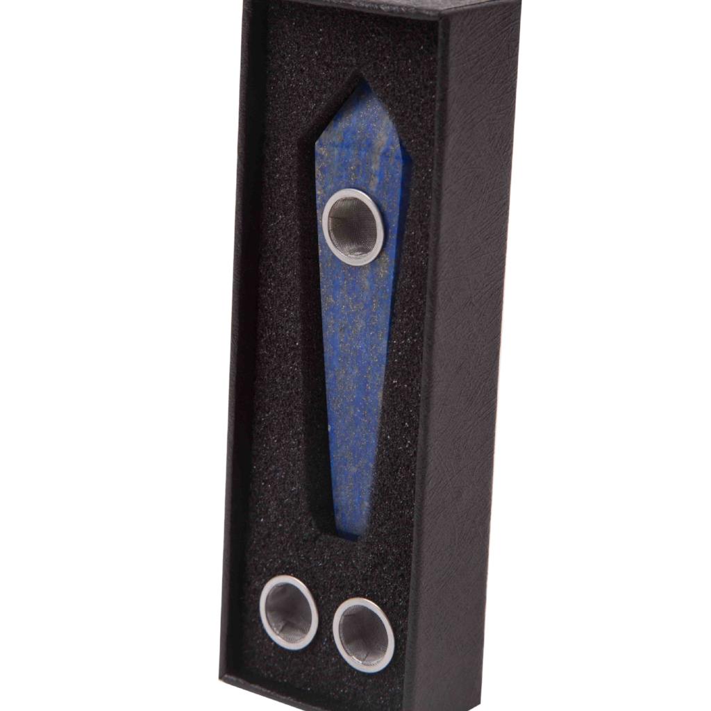 QUARTZ PIPE | LAPIS LAZULI