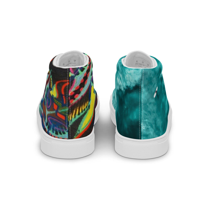 Women’s high top canvas shoes