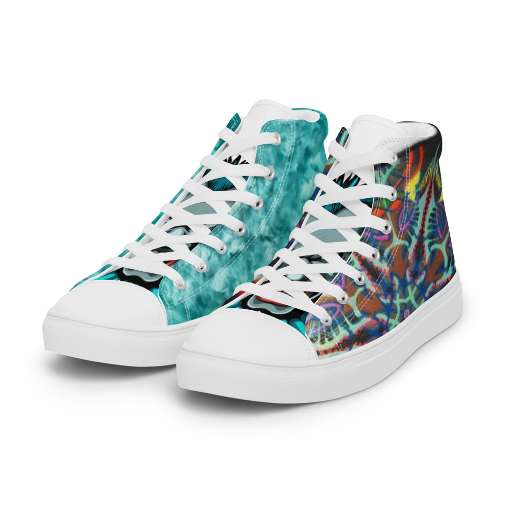 Women’s high top canvas shoes