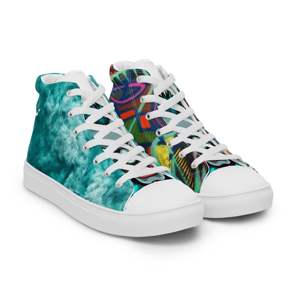 Women’s high top canvas shoes