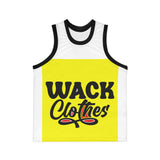 Vibrant Unisex Basketball Jersey - WACK Clothes Design