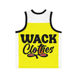 Vibrant Unisex Basketball Jersey - WACK Clothes Design