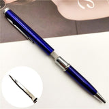 10pcs/lot Self defense metal knife pen metal ball point pen outdoor tool pen multi function ball point pen