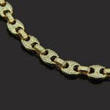 Accessories hip-hop personalized diamond necklace men's geometric full diamond pendant