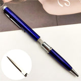 10pcs/lot Self defense metal knife pen metal ball point pen outdoor tool pen multi function ball point pen