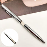 10pcs/lot Self defense metal knife pen metal ball point pen outdoor tool pen multi function ball point pen