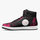 High-Top Leather Wacky Red/Blk galaxy