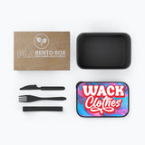 cotton candy PLA Bento Box with Band and Utensils