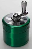 4 parts aluminium herb grinder with handle