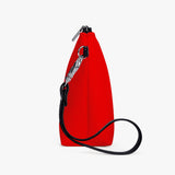 wacky red  Zipper Sling Cosmetic Bag