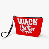 wacky red  Zipper Sling Cosmetic Bag